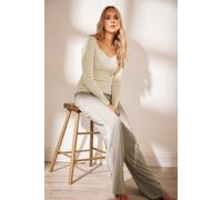 Tall Satin Side Stripe Trousers Long Tall Sally Light Brown 12XL