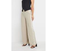 Tall Satin Side Stripe Trousers Long Tall Sally Light Brown 10XL
