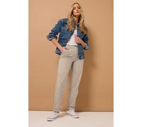 Long Tall Sally Women's Tall Straight Leg Chino Jeans in Stone | Size: 22XL Long Tall Sally Stone 22XL