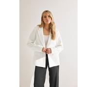 Long Tall Sally - LTS Tall White Tailored Boucle Blazer - Women's