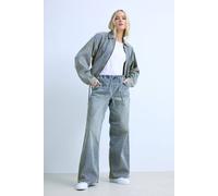 Long Tall Sally - LTS Tall Mid Wash Wide Leg Jeans - Women's Blue
