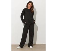 Tall Wide Leg Joggers Long Tall Sally Black 18