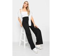 Long Tall Sally Women's Tall Wide Leg Yoga Pants in Black | Size: 14L