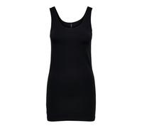 ONLY Women's Onllive Love Long Tank Top Noos,Black (Black), L