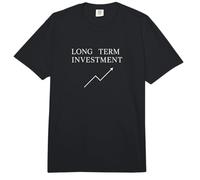 Long Term Investment Finance Mindset Investor Quote Comfort Colors Adult Heavyweight T-Shirt