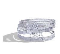 Long tiantian Leather Wrap Bracelets Western Jewelry for Women Stackable Layered Heart Bangle Cuff Bracelets Boho Jewelry Western Outfit for Women Birthday Gifts, Zinc, no gemstone