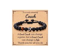 Long tiantian Soccer Coach Gifts for Men Boys Baseball Soccer Basketball Bracelet Asketball Coach Gifts Christmas Back to School Graduation Birthday Gifts for Him, L, Alloy, other