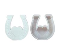 Long Time Use Silicone Craft for Making Heart Horseshoe Decorations Various Materials Heart Shape