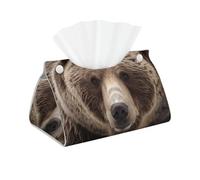 Long Tissue Box Cover Bears Leather Tissue Box Holder Tissue Box Covers for Bathroom Parlors Office Bedroom