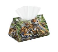 Long Tissue Box Cover - Premium Faux Leather Throw for Coffee Tables