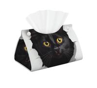 Long Tissue Box Holder, Wall Cat Waterproof Tissue Box Cover With Snap Buttons, Facial Paper Dispenser For Bedroom Tabletop