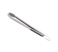 Long Tongs, Camping Tongs Tweezer Tongs with Hanging Circle Stainless Steel Grill Tong, Anti Stick Long Food Tong, Portable BBQ Clip, Cooking Tong for Kitchen Barbecue Camping