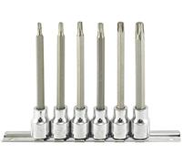 Long Torx Socket Set 3/8" Drive T20-T45 100mm Long Signet S22976