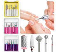 Long Tungstens Nails Drill Bits With Ceramic Tips For Salon Levels Pedicure And Manicure Highly Speed Nail Bits