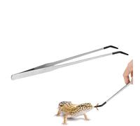 Long Tweezers for Aquarium Tool - Metal Handling Pliers, 10.5" Extra Long Control Selector, Soft Rubber Tip, Utility Safety Handle | Maint Aid