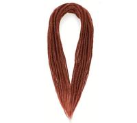Long Twist Braiding Hairpiece Heat Friendly Synthetic Fiber Curly Afro Kinky Crochet Dreadlocks Hair Extension 10 Strands Dreadlock Hairpiece