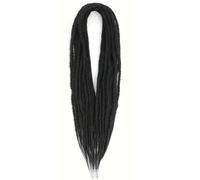 Long Twist Braiding Hairpiece Heat Friendly Synthetic Fiber Curly Afro Kinky Crochet Dreadlocks Hair Extension 10 Strands Twist Braiding Hair
