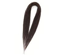 Long Twist Braiding Hairpiece Heat Friendly Synthetic Fiber Curly Afro Kinky Crochet Dreadlocks Hair Extension 10 Strands Synthetic Crochet Braids
