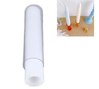 Long Twisted Silicone Candle Moulds, Easy Demould DIY Spiral Taper Candle Silicone Moulds for Dinner Home Decorations Parties (Pillar Shape with Thick Spirals)