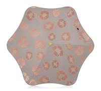 Long Umbrella for Kids Girls Windproof Spf 50+ Sun Umbrellas Uv Protection Toddlers Boys Umbrellas for Rain Rose Gold Beige Leopard