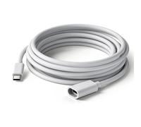 Long USB-C Extender Cable Waterproof for Ring Camera & Solar Panel (9.8FT) | 10FT 20FT Type C Male to Female extender. Mag-Safe compatible, ideal for outdoor security cam, home & car use