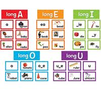 Long Vowels Pocket Chart Cards, 205 Pieces