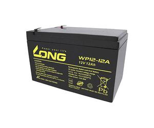 Long VRLA Battery 12V 12Ah AGM 4.8mm Blade Terminal