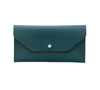 Long Wallet for Men |.Slim Wallet with PU Envelope Multifunctional Money Case |.Slim Wallet with Envelope Perfect for Holiday Shopping, Dating, and Daily Brewing, Lake green, see description, See