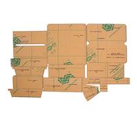 Long Wallet Pattern Stencil Acrylic Template, Leather Crafting Mould for DIY Wallet Making, Transparent High - Precision Cutting Guide with Kraft Paper Protection for Handbag