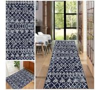 Long Washable Hallway Runner Rug NonSlip 100 x 250 cm Kitchen Corridor Mat Customizable Entryway Floor Mat for Living Room Bedroom Bathroom Staircase