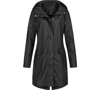 Long Waterproof Coats for Women Womens Raincoats Waterproof with Hood Plus Size Solid Long Coat Loose Drawstring Full Zip Hooded Raincoat with Pockets Rain Coats for Women