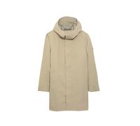 Long waterproof hooded jacket Aigle MTD Beige XL