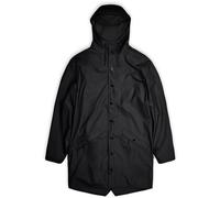 Long waterproof jacket Rains Black L