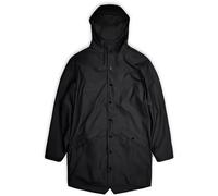 Rains Long Unisex Jacket - 01 Black - 01 Black - S