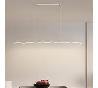 Long Wave LED Chandelier 3000-6000K | Dimmable Pendant Lighting | Modern Home Decor | Stylish LED Suspension Light Fixtures