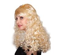 Long Wavy Wig Full Length Ladies Natural Fashion Cosplay Fancy Dress Party Halloween (Blonde)