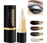 Long Wear Gel Eyeliner, Natural Black Eyeliner Cream Waterproof Smudge Proof Gel Eyeliner, Liquid Eyeliner Pencil Smokey Eyeshadow Palette Stick (01#)