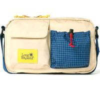 Long Weekend Santa Fe Shoulder Camera Bag - Beige & Blue, Blue,Cream