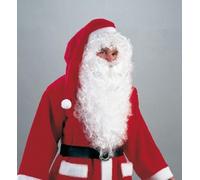 Long White Santa Beard/Tache Xmas Christmas Fancy Dress