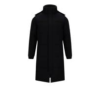 Long Winter Coats for Men UK Longline Quilted Jacket Full Zip Hooded Down Jacket Winter Warm Puffer Jackets with Pocket Outwear Outdoor Windproof Work Coats Thicken Padded Coat Casual Hooded Jackets