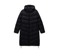 Napapijri Women's Ega Long Puffer Jacket - Black - Size: Large