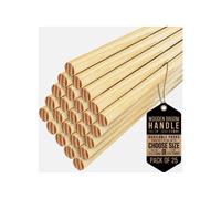 Long Wooden Broom Handle Mop Snow Shovel 4Ft 120cm Outdoor Replacement
