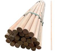 Long Wooden Broom Handle Mop Snow Shovel 4Ft 120cm Outdoor Stick 25x