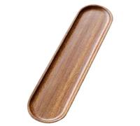 Long Wooden Tray, Walnut Serving Bowl, Rectangular 40x10x22 Cm Board, Narrow Kitchen Platter, Natural Table Dish, Appetizer Sushi Server, Decorative Home Dining Accessory