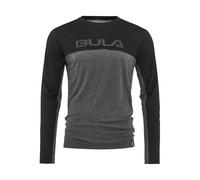 Long wool long-sleeve T-shirt for men Bula Retro Merino Noir S