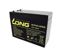 Long WP10-12SE WP10-12SE Battery al Piombo 12 V 10 Ah Piombo AGM (L x W x D) 151 x 118 x 65 mm Spina Piatta 6.35 mm