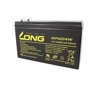 Long WP1224W VRLA Battery 12V 6Ah AGM Blade Terminal Low Self-Disc...