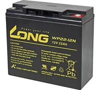 Long WP22-12N WP22-12N Lead Battery 12V 22Ah Lead Felt (AGM) Width 181mm Height 167mm Depth 76mm M6 Screws