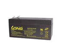Long WP3.3-12 AGM VRLA Battery 12V 3.3Ah 134x65.5x67mm Blade Terminals