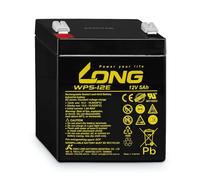 Long WP5-12E Lead Battery 12 V 5 Ah Lead Fleece (AGM) (W x H x D) 90 x 107 x 70 mm Flat Connector 6.35